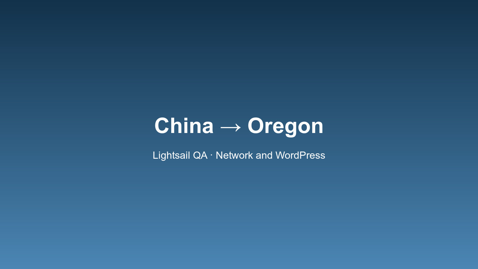Lightsail QA Oregon route illustration